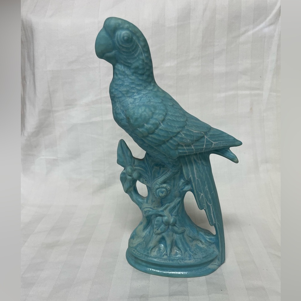 Parrot figurine, 9”